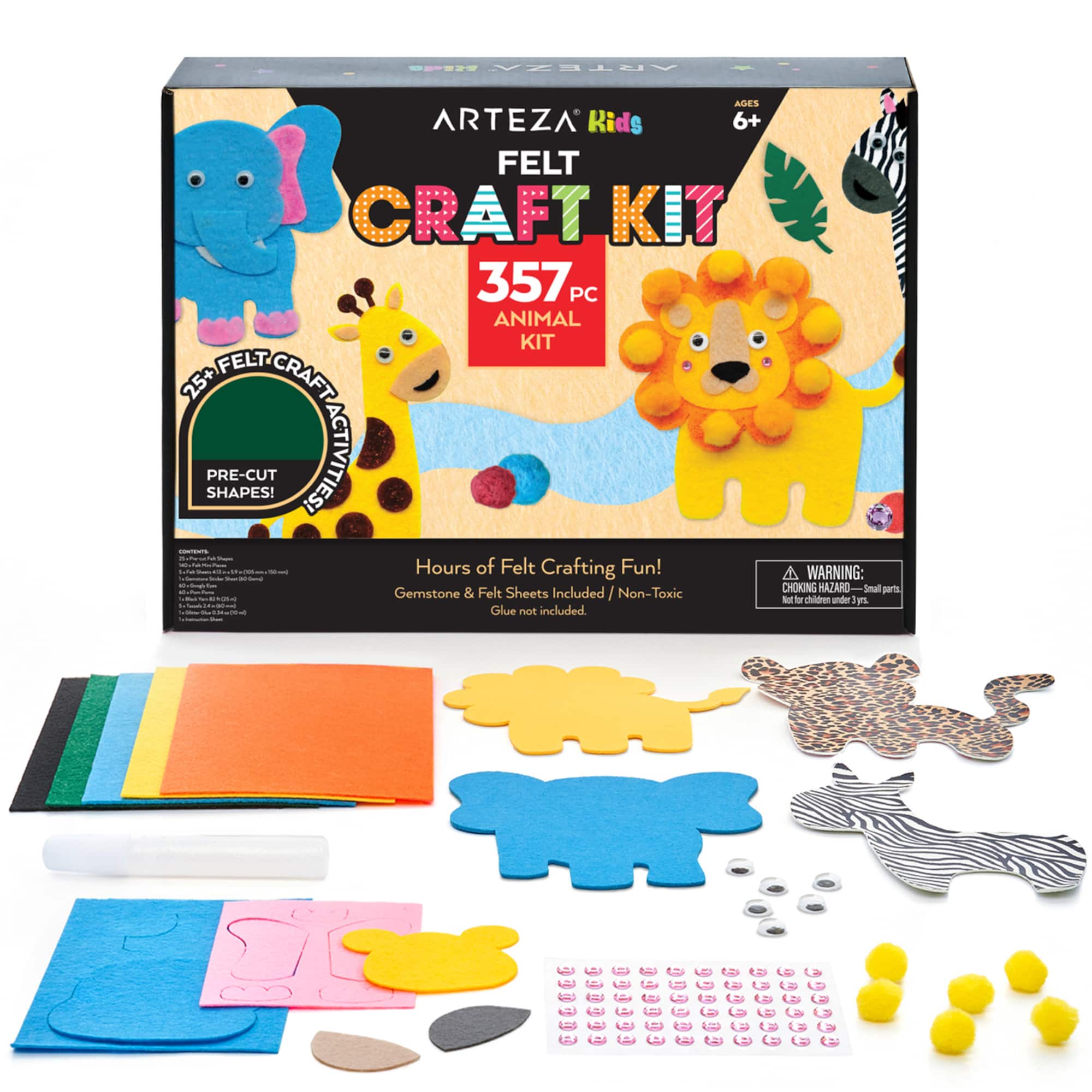 Arteza® Kids Felt Craft Kit, Animal